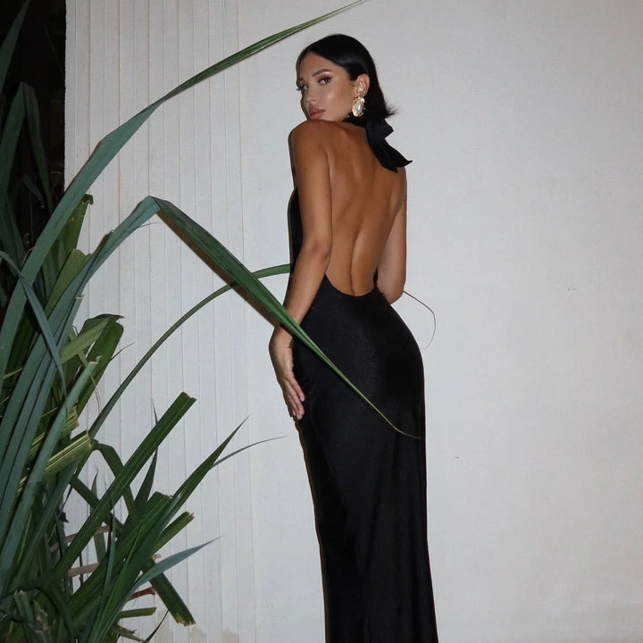 Levoire | Les Yeux Sont Sur Moi Robe Maxi Dos Nu À Débardeur