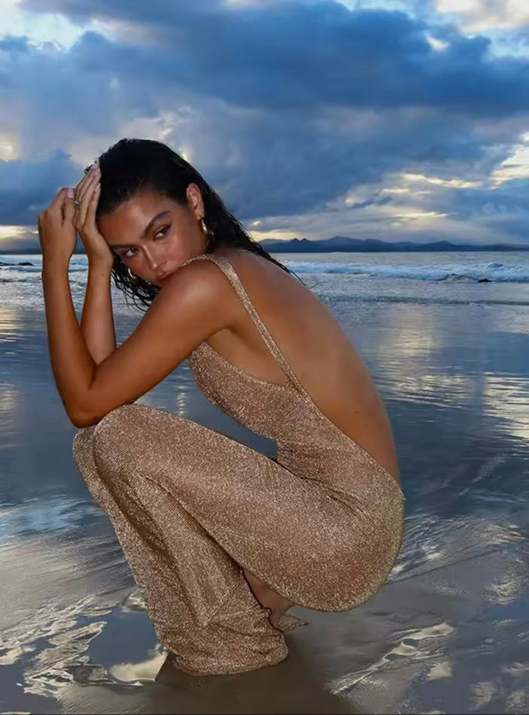 Levoire | Moi Briller Robe Maxi Dos Nu Transparent