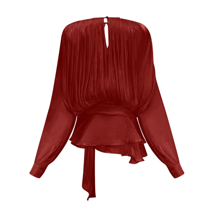 Levoire | Plissé T-Shirt À Volants Mini Robe