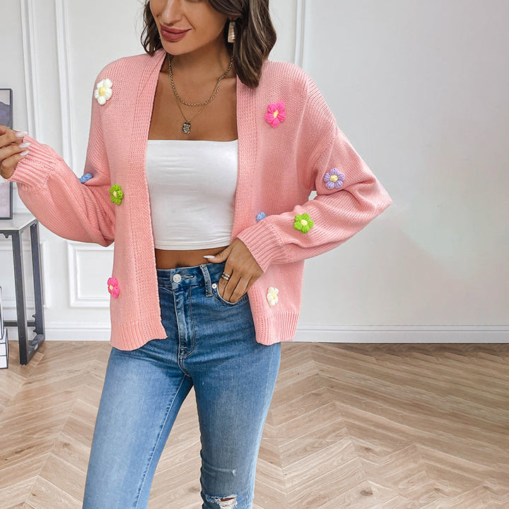 Levoire | Gilet Brodé Floral 3D Pour Femmes