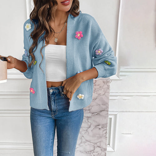 Levoire | Gilet Brodé Floral 3D Pour Femmes