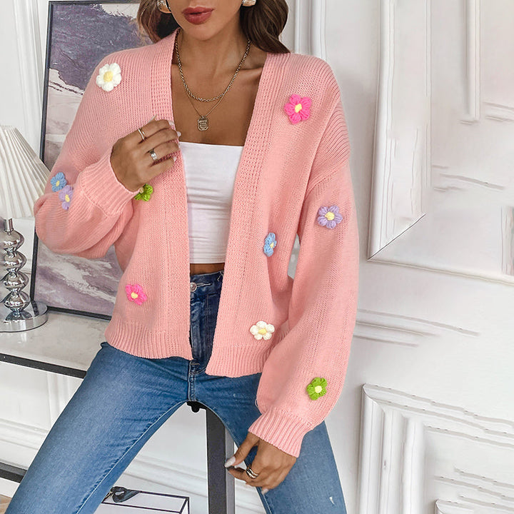 Levoire | Gilet Brodé Floral 3D Pour Femmes