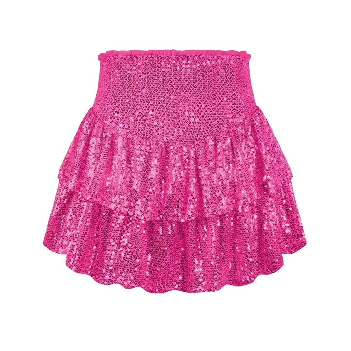 Levoire | Jupe À Paillettes Brillante Rosa