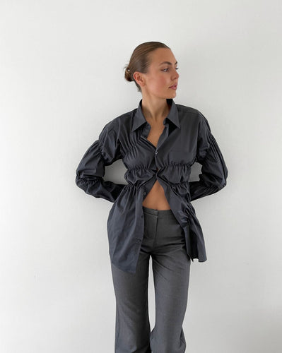 Levoire | Élégante, Blouse Froissée Pour Chaque Jour