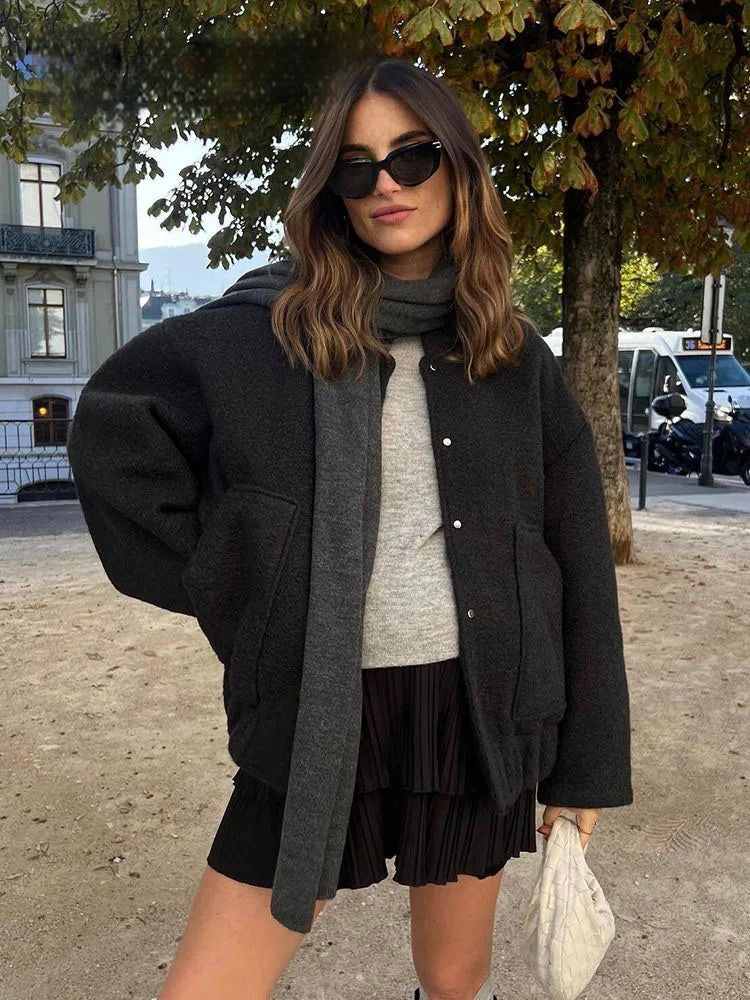 Levoire | Veste Bomber Surdimensionnée Pour Un Style Décontracté