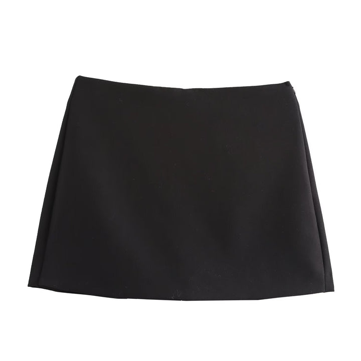 Levoire | Essential Skorts Élégant, Confortable Et Tendance Noir (sans fente)