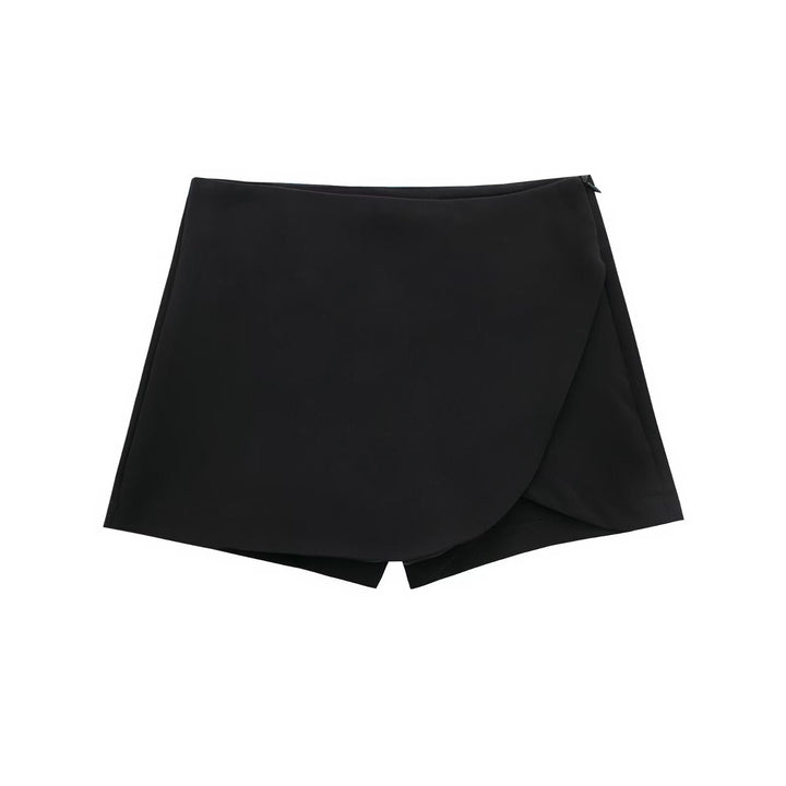 Levoire | Essential Skorts Élégant, Confortable Et Tendance Noirs (ouverts)