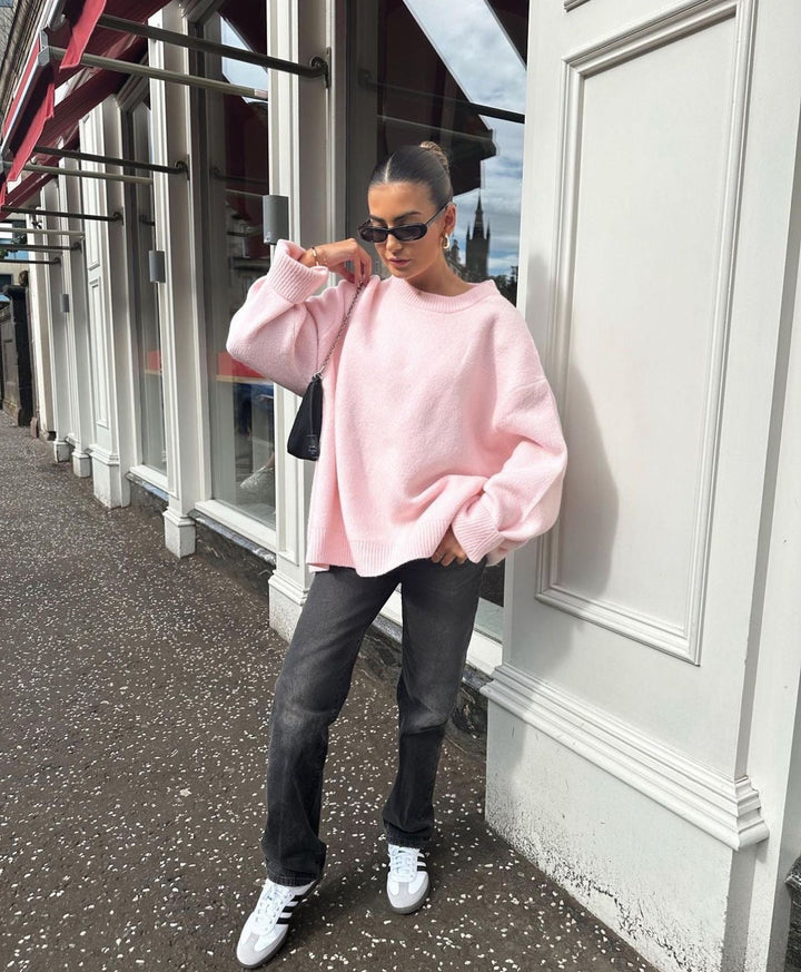 Levoire | Pull Rose Surdimensionné Et Douillet Pour Des Jours Confortables