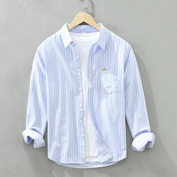 Levoire | Chemise En Lin Bleu