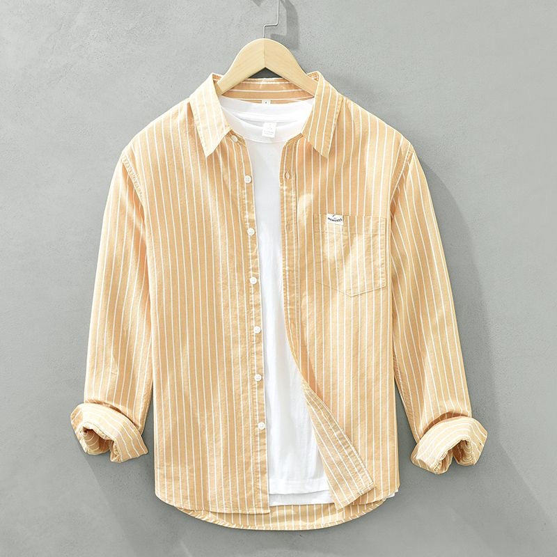 Levoire | Chemise en lin Jaune
