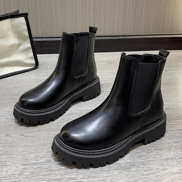 Levoire | Bottes Chelsea avec Confort Durable et Style Intemporel pour Femmes Noir