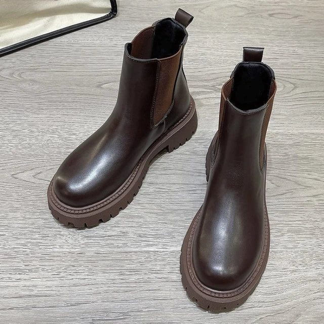 Levoire | Bottes Avec Cheville Réglable Pour Femmes Braun