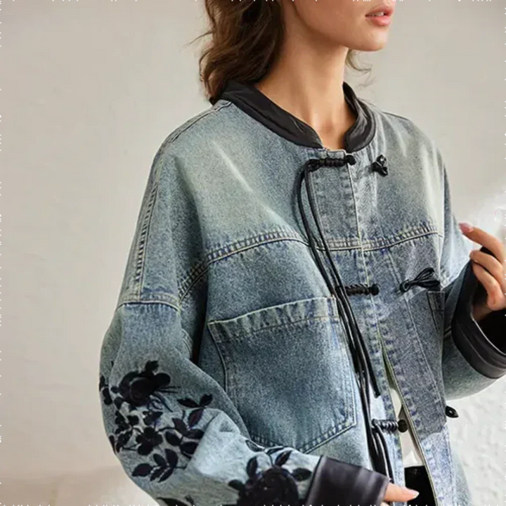 Levoire | Veste Surdimensionnée De Récolte De Vin Bleu