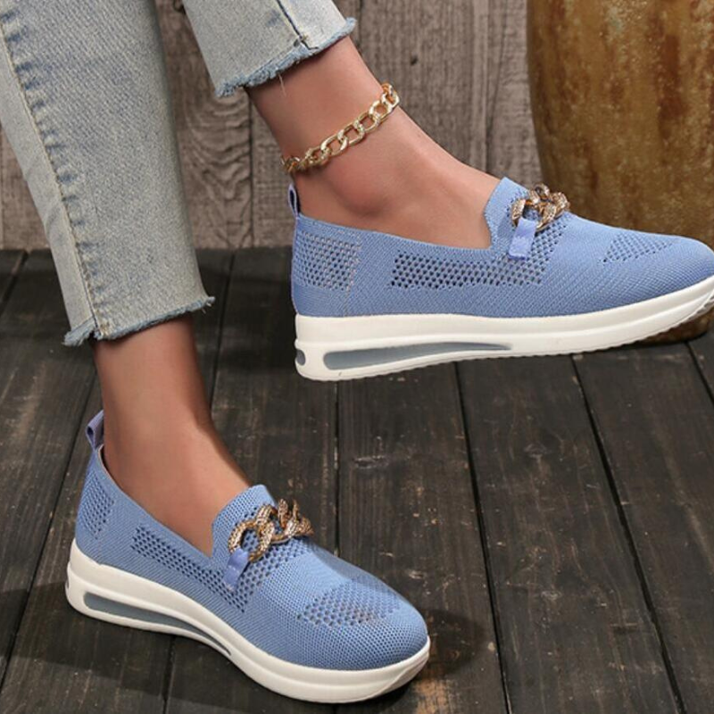 Levoire | Chaussure Mocassins Élégante Avec Détail De Chaîne Pour Femmes