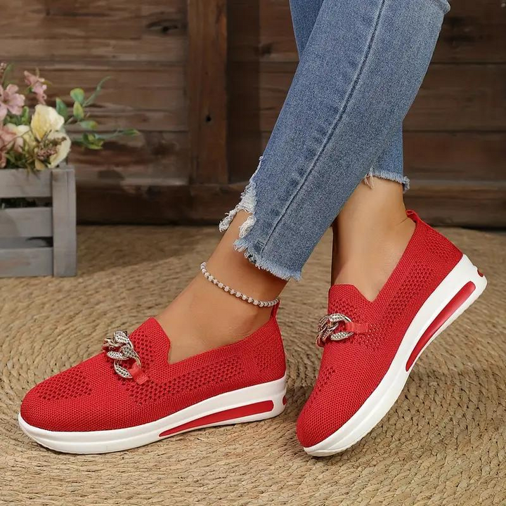 Levoire | Chaussure Mocassins Élégante Avec Détail De Chaîne Pour Femmes