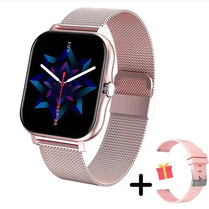 Levoire | Montre Montre Intelligente Multifonctionnelle De Haute Qualité Rose (+ BRACELET DE MONTRE supplémentaire GRATUIT)