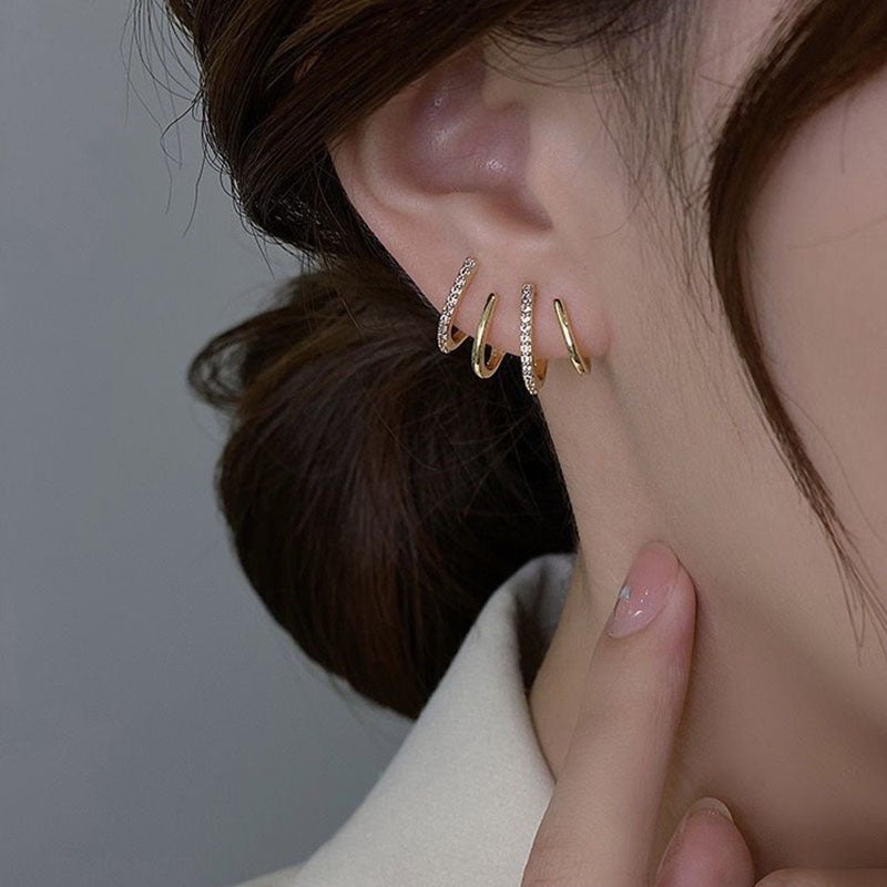 Levoire | Quadrilobes Boucles D'oreilles Or (1+1 paire)
