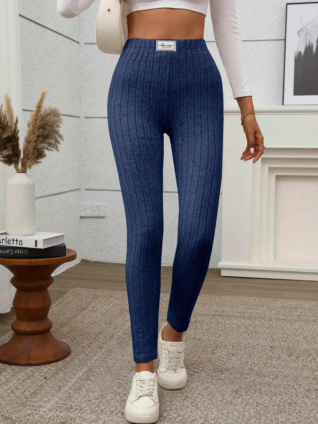 Levoire | Pantalon En Rib Pour Femmes Élégant Et Ajusté