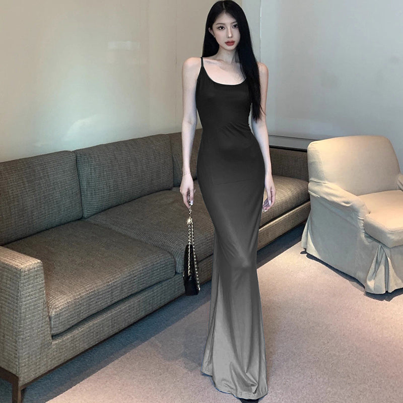 Levoire | Robe Maxi Élégante Avec Coupe Raffinée Noir