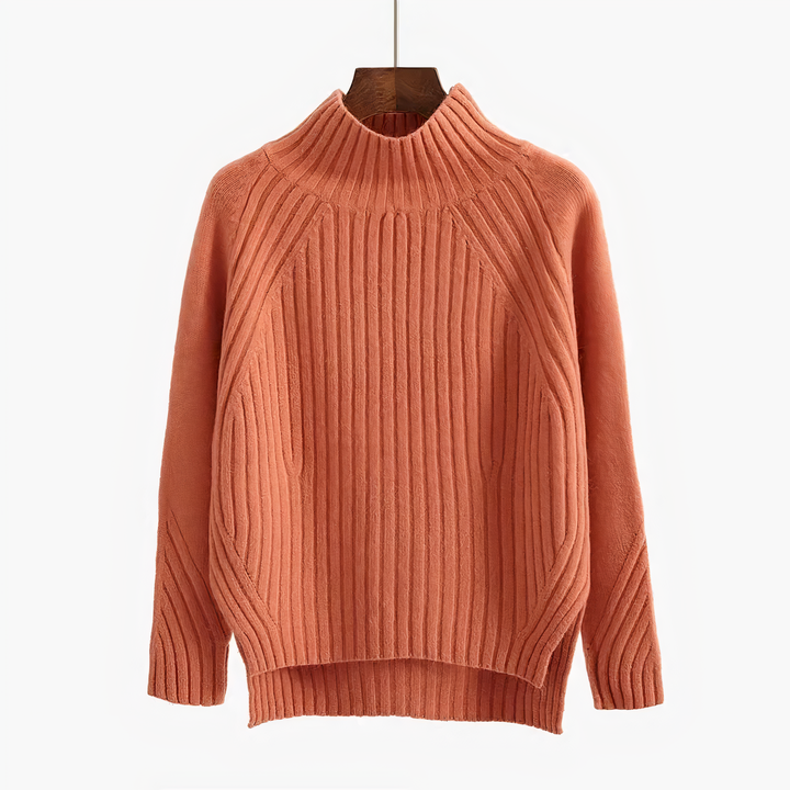 Levoire | Pull À Col Rond En Tricot Orange