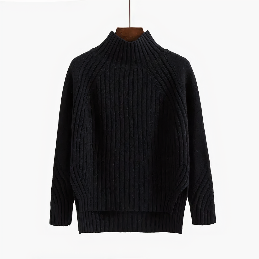 Levoire | Pull À Col Rond En Tricot Noir