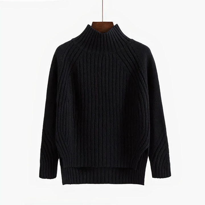 Levoire | Pull À Col Rond En Tricot Noir