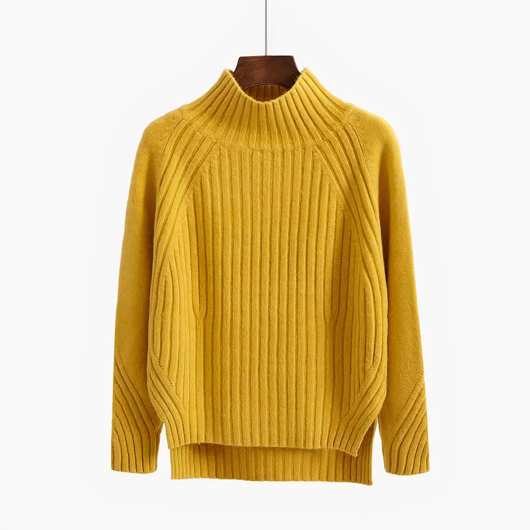 Levoire | Pull À Col Rond En Tricot Jaune