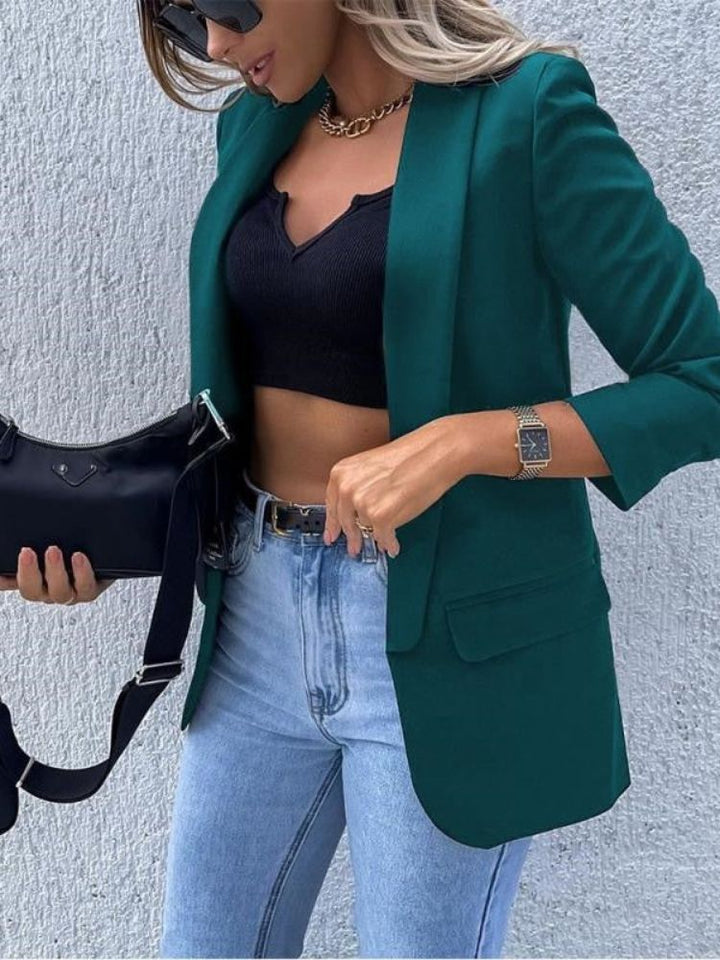 Levoire | Blazer De Bureau Vert