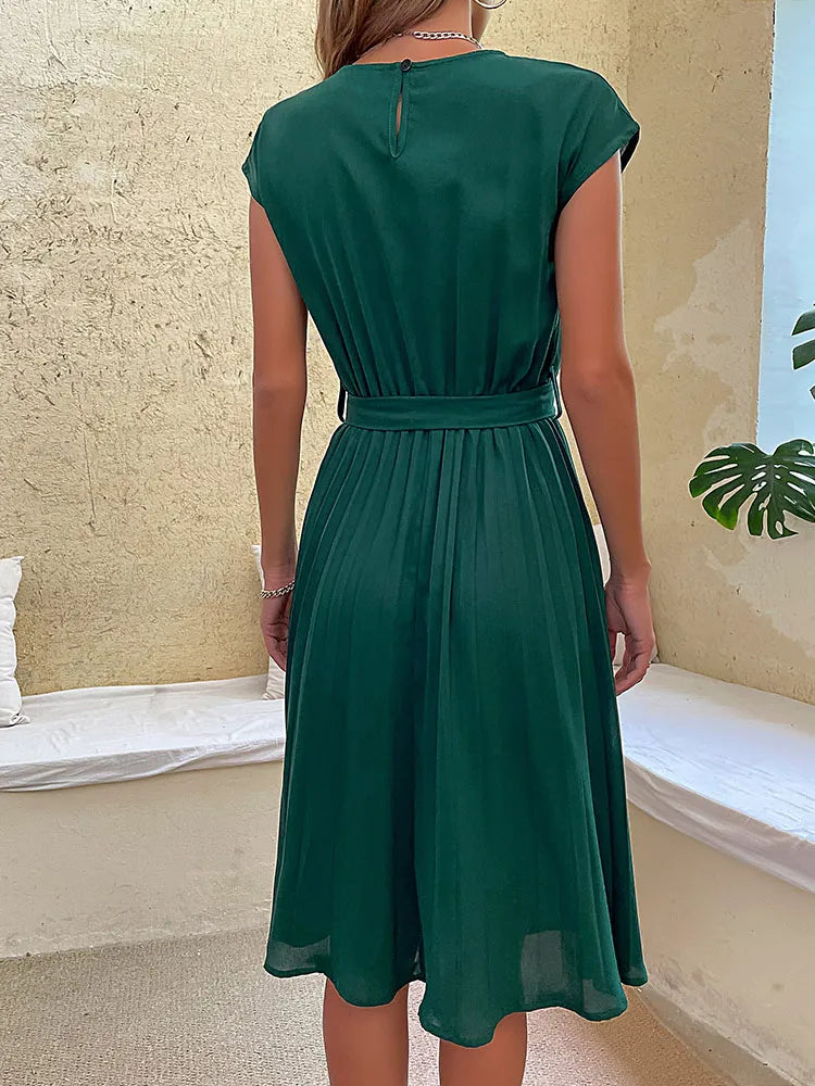 Levoire | Robe Mini Aérée Plissée Pour Femmes