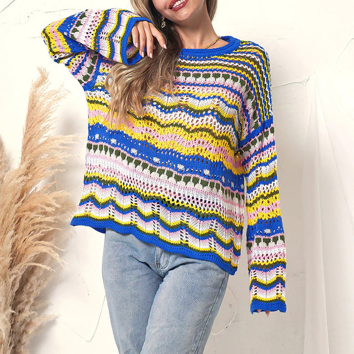 Levoire | En Tricot Rayé Colorées