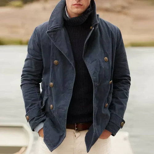 Levoire | Veste D'Automne Pour Hommes À Fermeture À Boutons