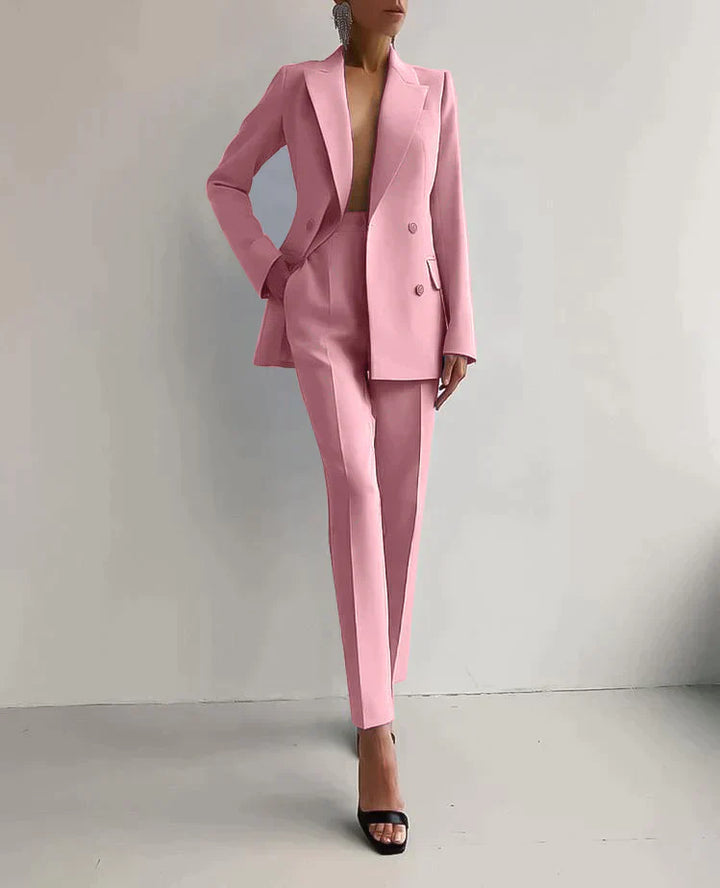 Levoire | Blazer Et Pantalon Ensemble Rosa