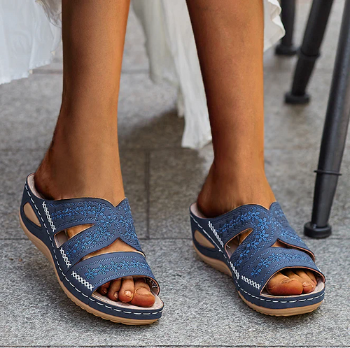 Levoire | Sandales Orthopédiques Pour Femmes Avec Motif Floral