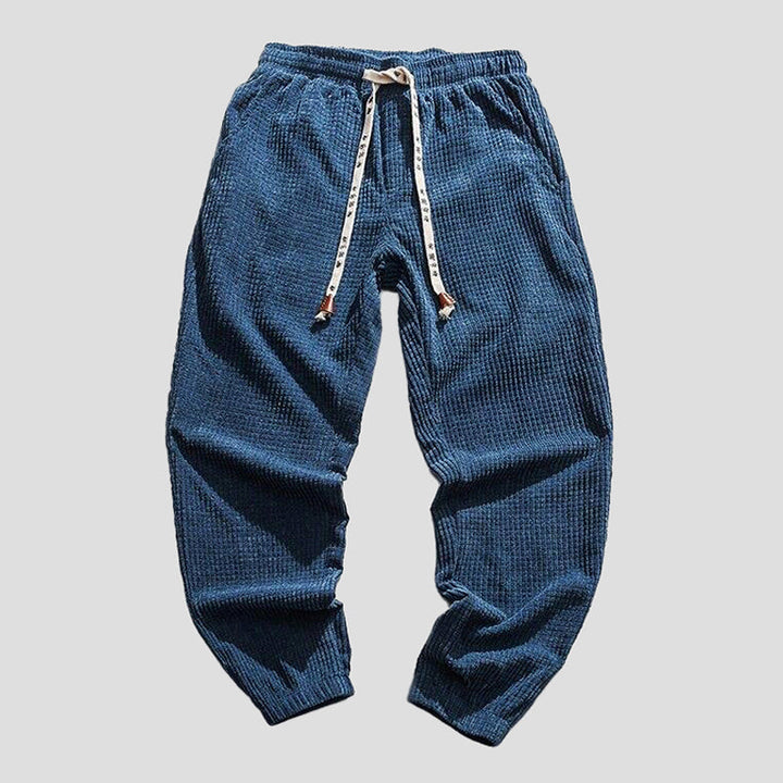 Levoire | Pantalons De Loisirs Avec Taille Élastique Et Poches Bleu