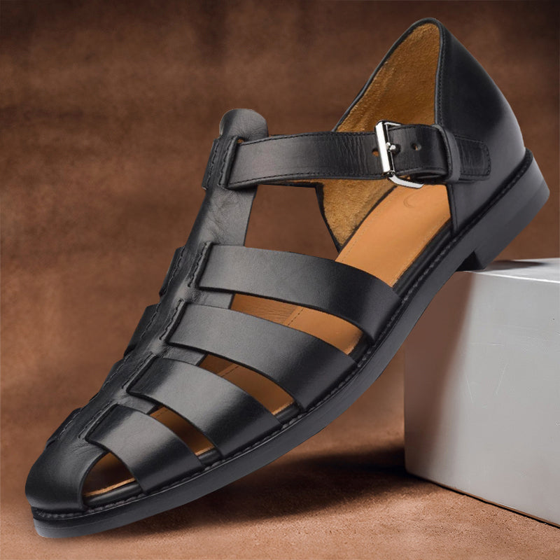 Levoire | Sandales De Luxe Pour Confort Et Style Noir
