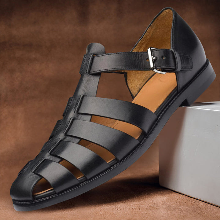 Levoire | Sandales De Luxe Pour Confort Et Style Noir