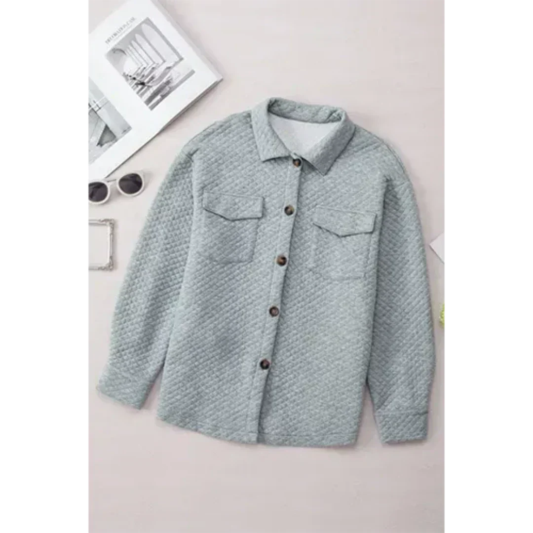 Levoire | Veste Unicolore Élégante Gris