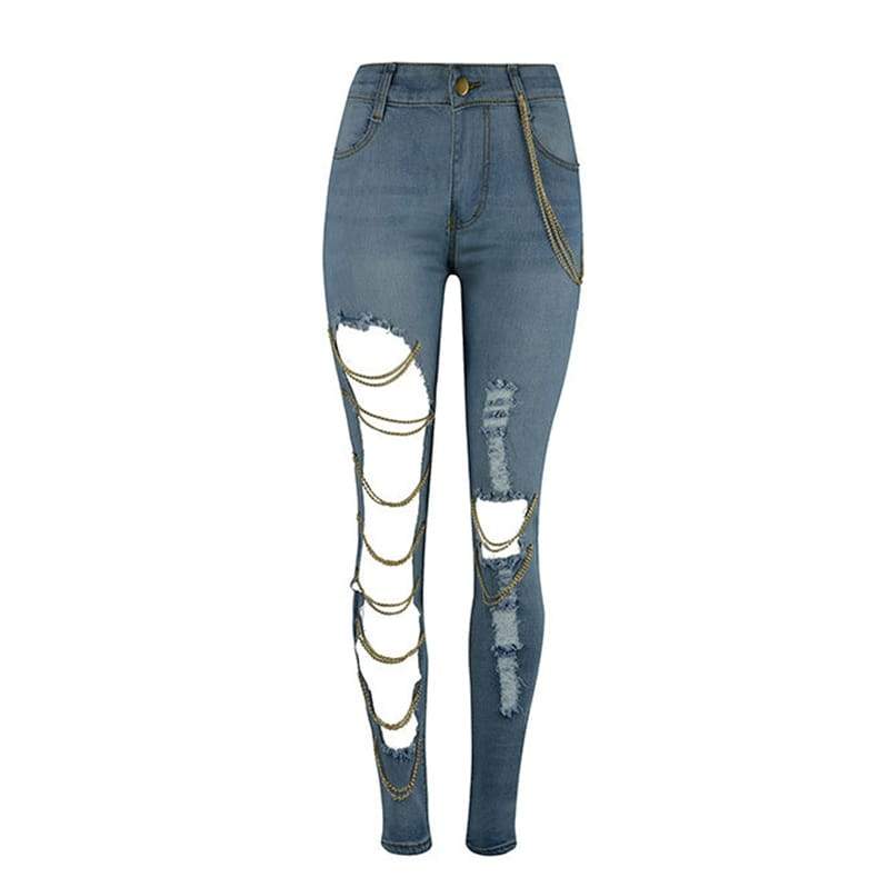 Levoire | skinny répété avec chaîne SINITTAI NOBLE