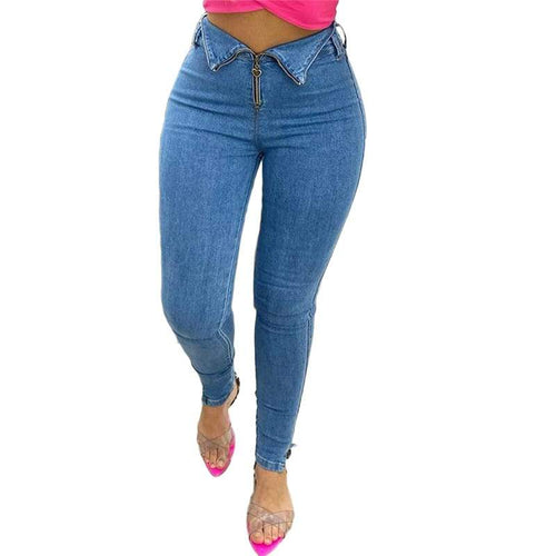 Levoire | taille haute slim, extensible, fermeture éclair