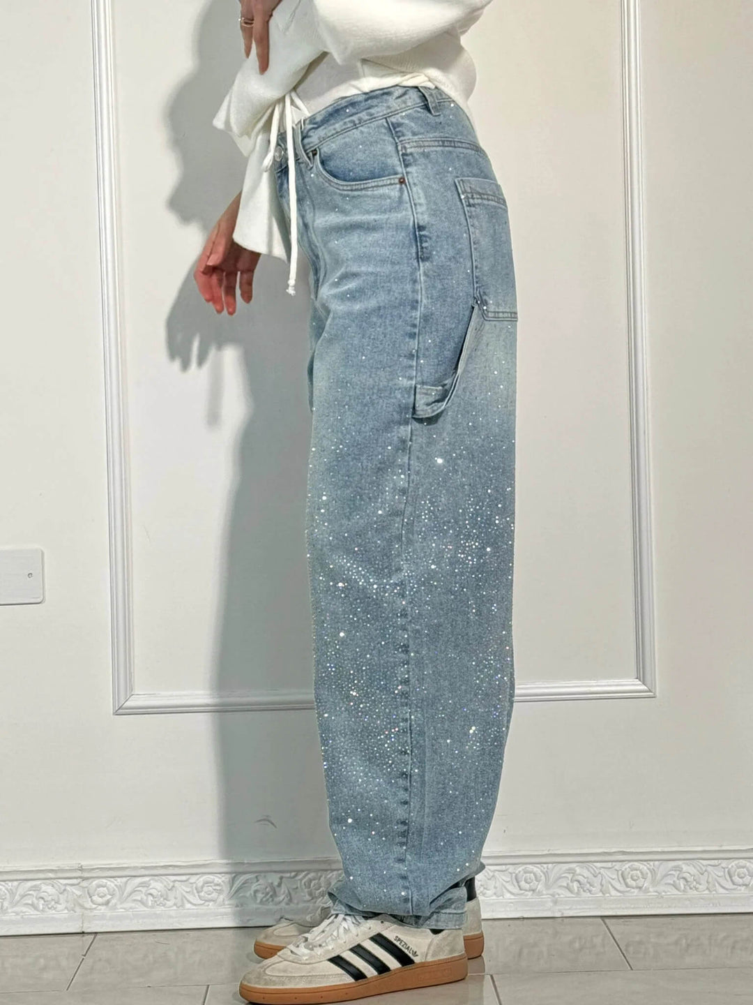 Levoire | Pantalons larges tendance en denim