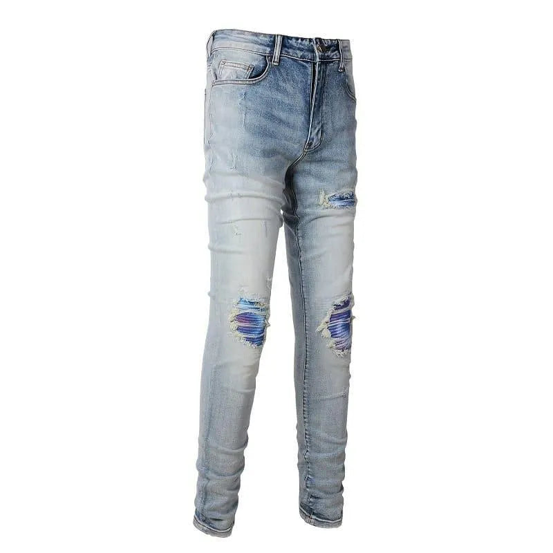 Levoire | Pantalon en denim stretch slim fit pour homme