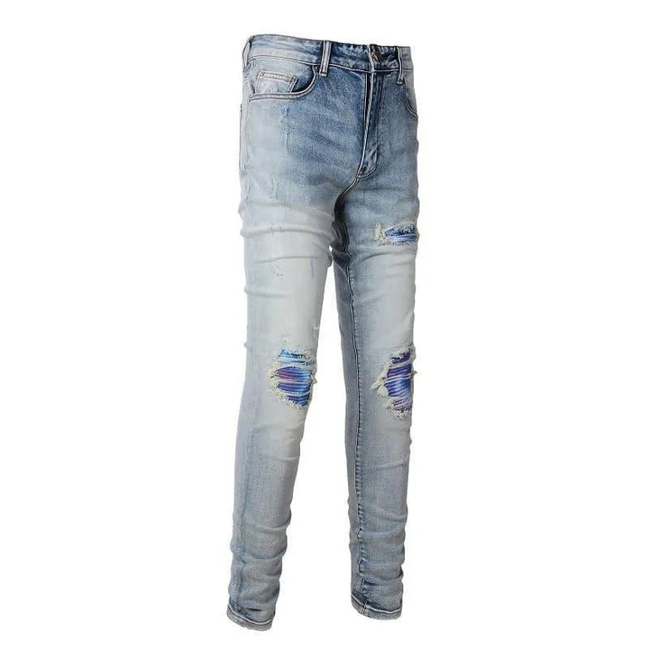 Levoire | Pantalon en denim stretch slim fit pour homme