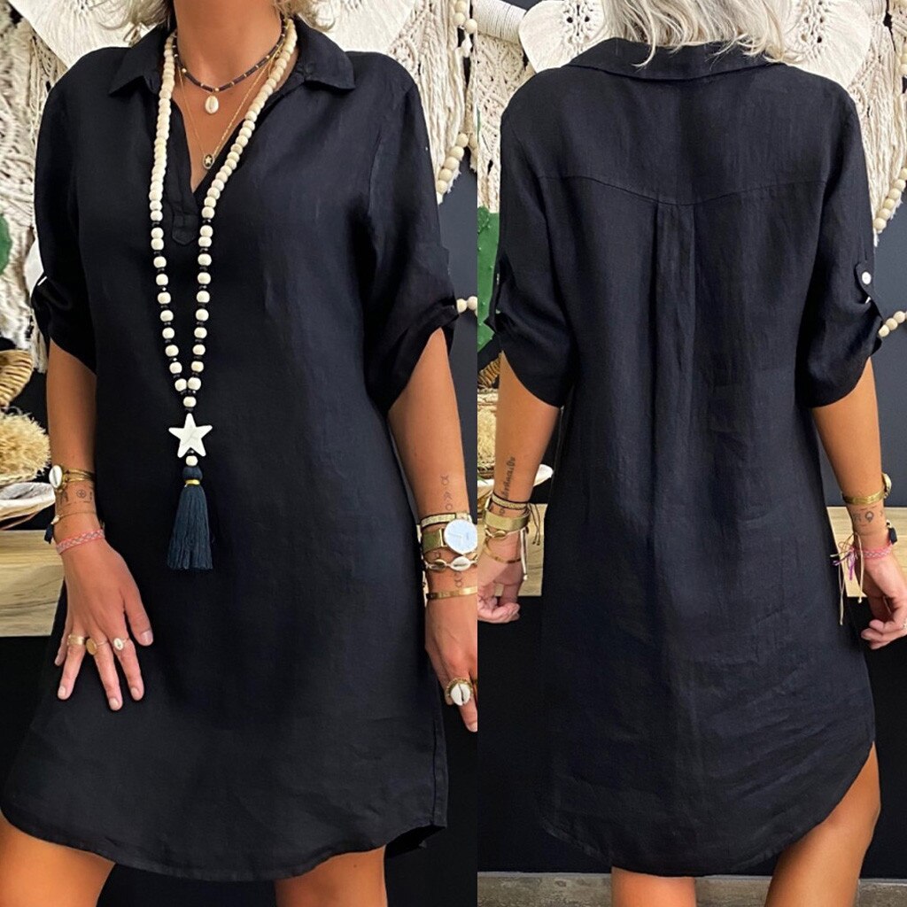 Levoire | Chemises Longues Mode Femmes Noir