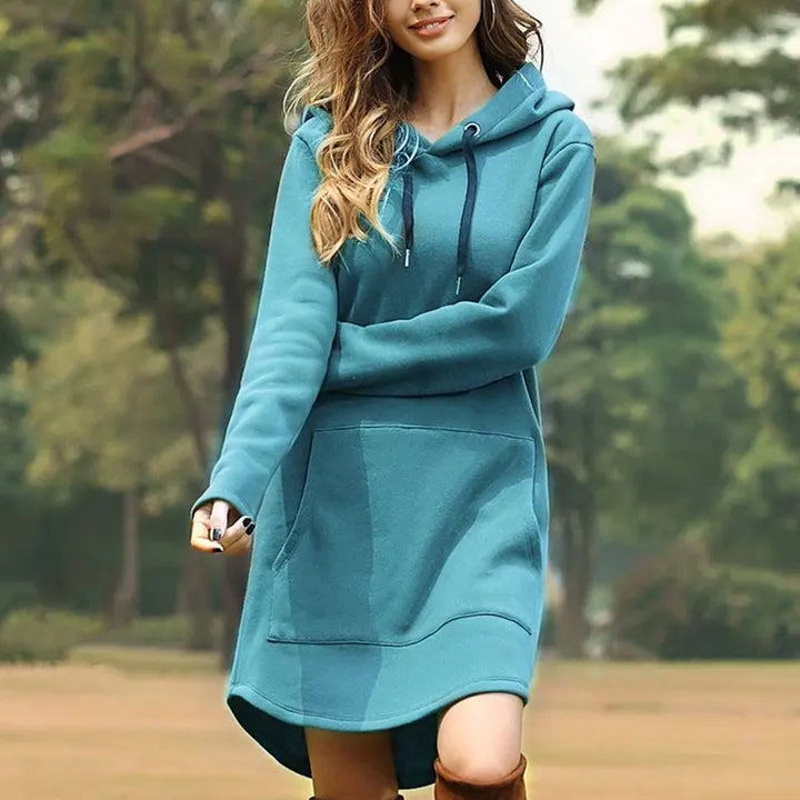 Levoire | Robe À Capuche Élégante Et Confortable Bleu