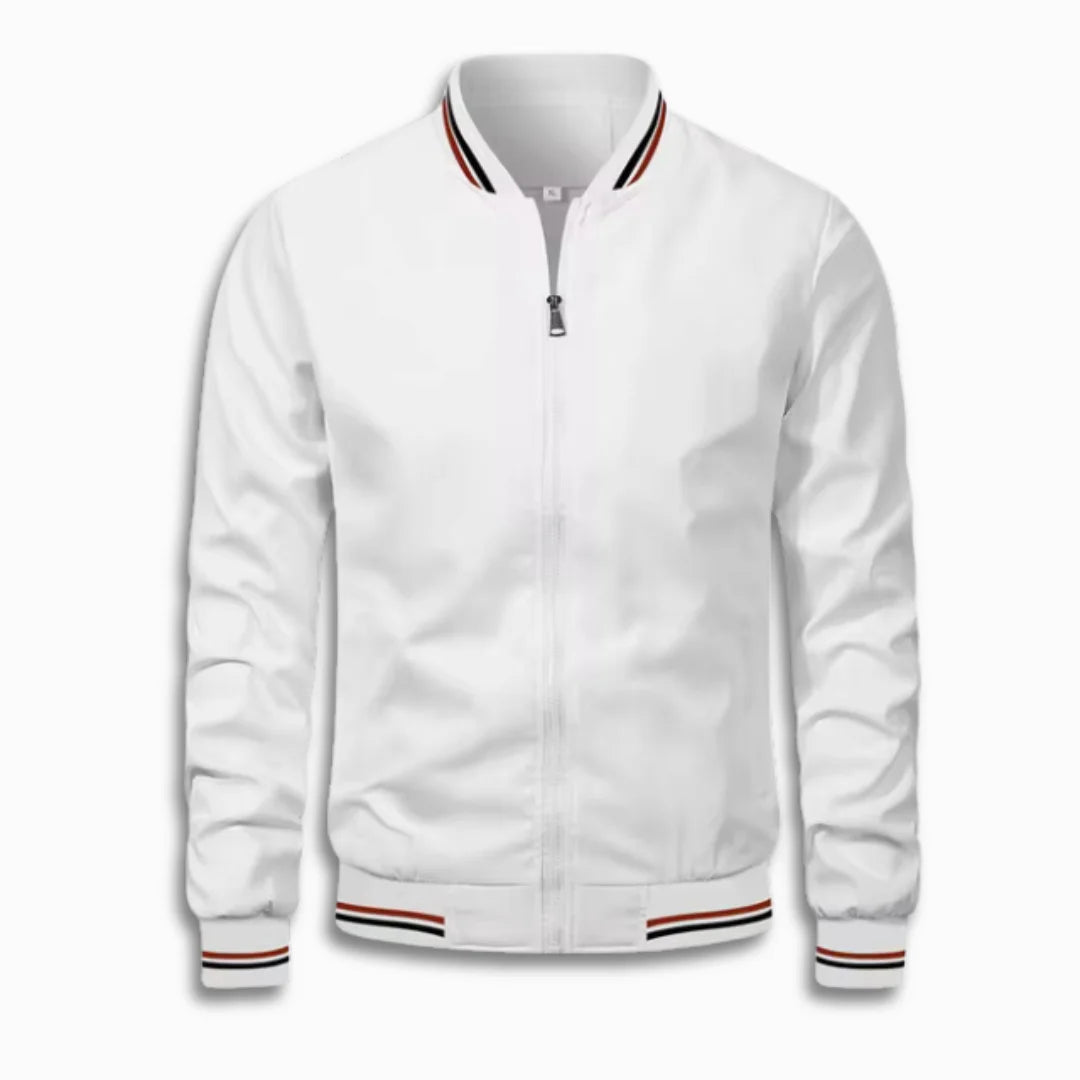 Veste de transition décontractée pour hommes avec surface déperlant et col montant Avriane