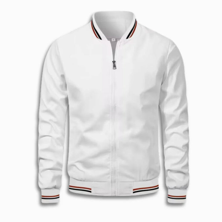 Veste de transition décontractée pour hommes avec surface déperlant et col montant Avriane