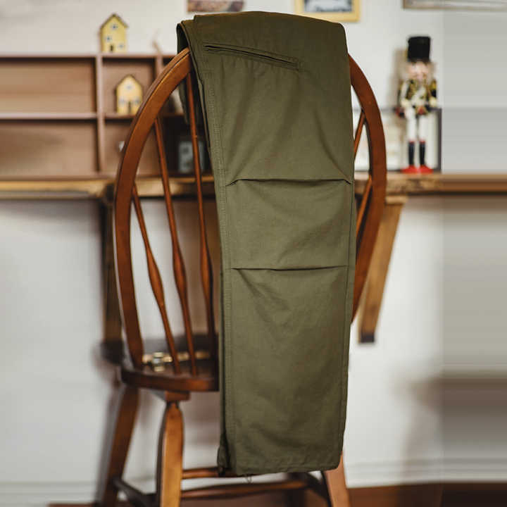 Levoire | Pantalon Cargo Rétro Avec Double Pince Et Cordon De Serrage