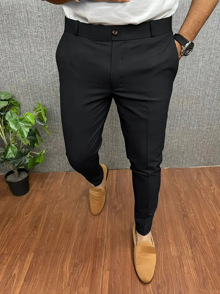 Levoire | Pantalon De Costume Semi-Formel Noir