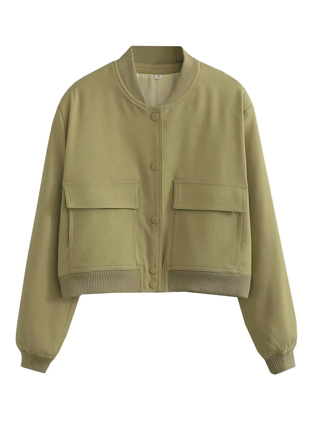 Levoire | Veste Élégante Avec De Grandes Poches Vert olive