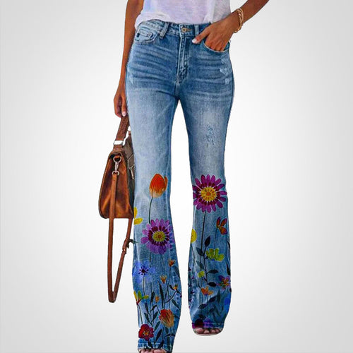 Levoire | Denim Fleur Motif